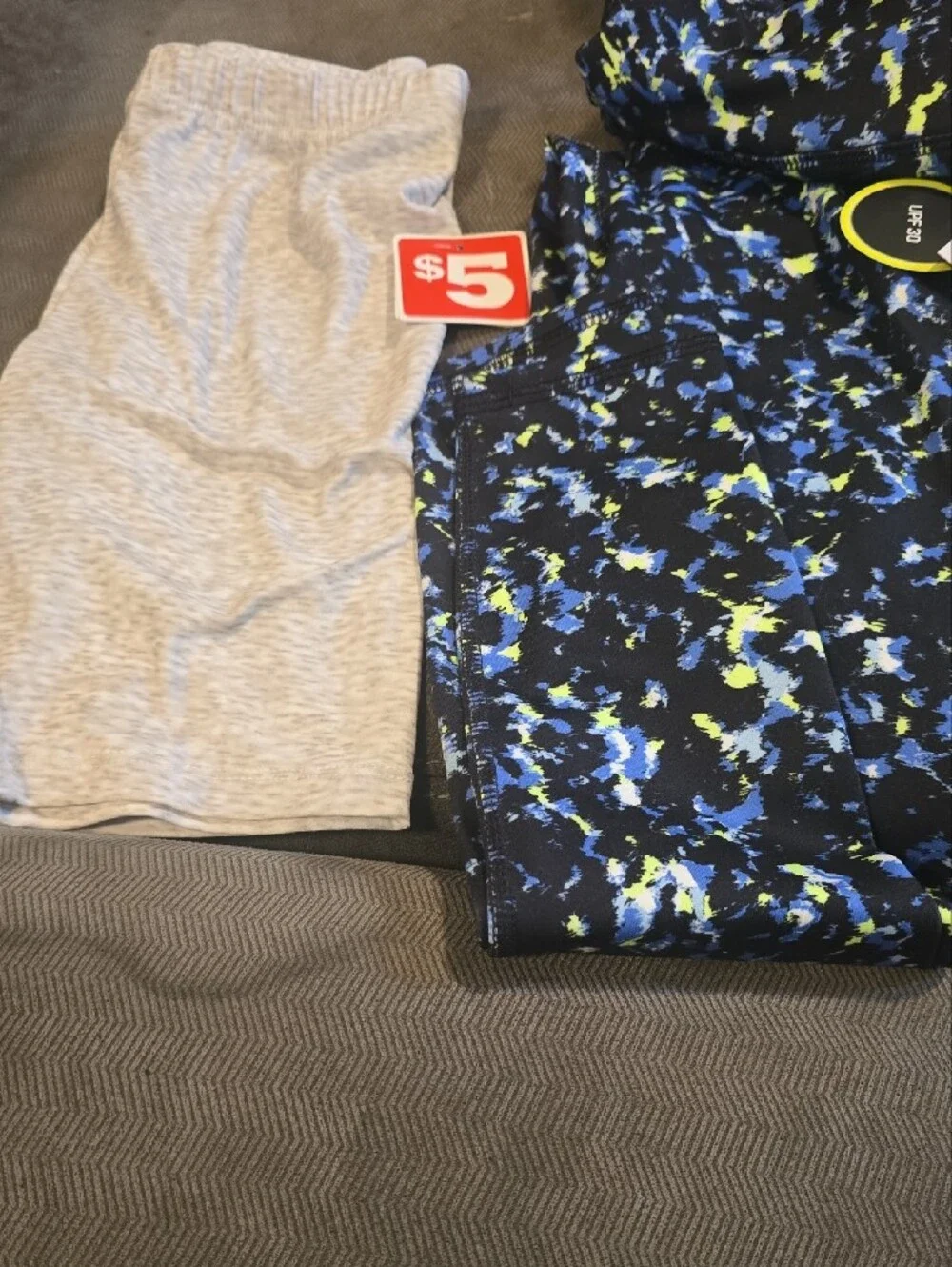 Cynthia Rowley Kids Set 4-Pieces Mix: Mint Floral, Navy Pattern, White & Gray